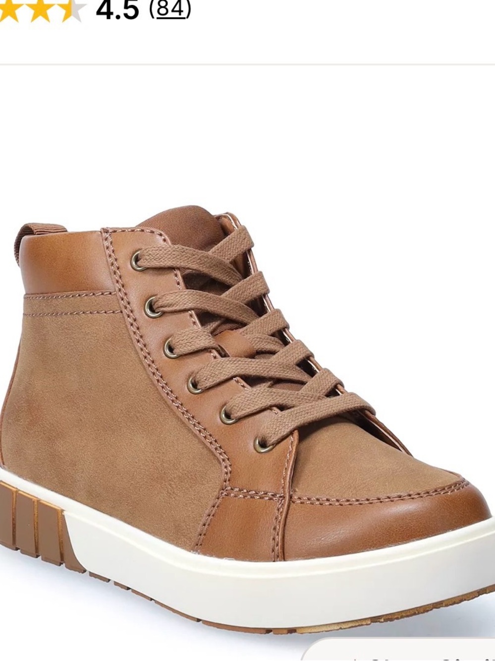 Sonoma Kids Brown High-Top Sneaker